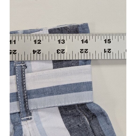 Abercrombie & Fitch Linen Blend Paperbag Waist Pleated Shorts Size Small Women's - Picture 5 of 9